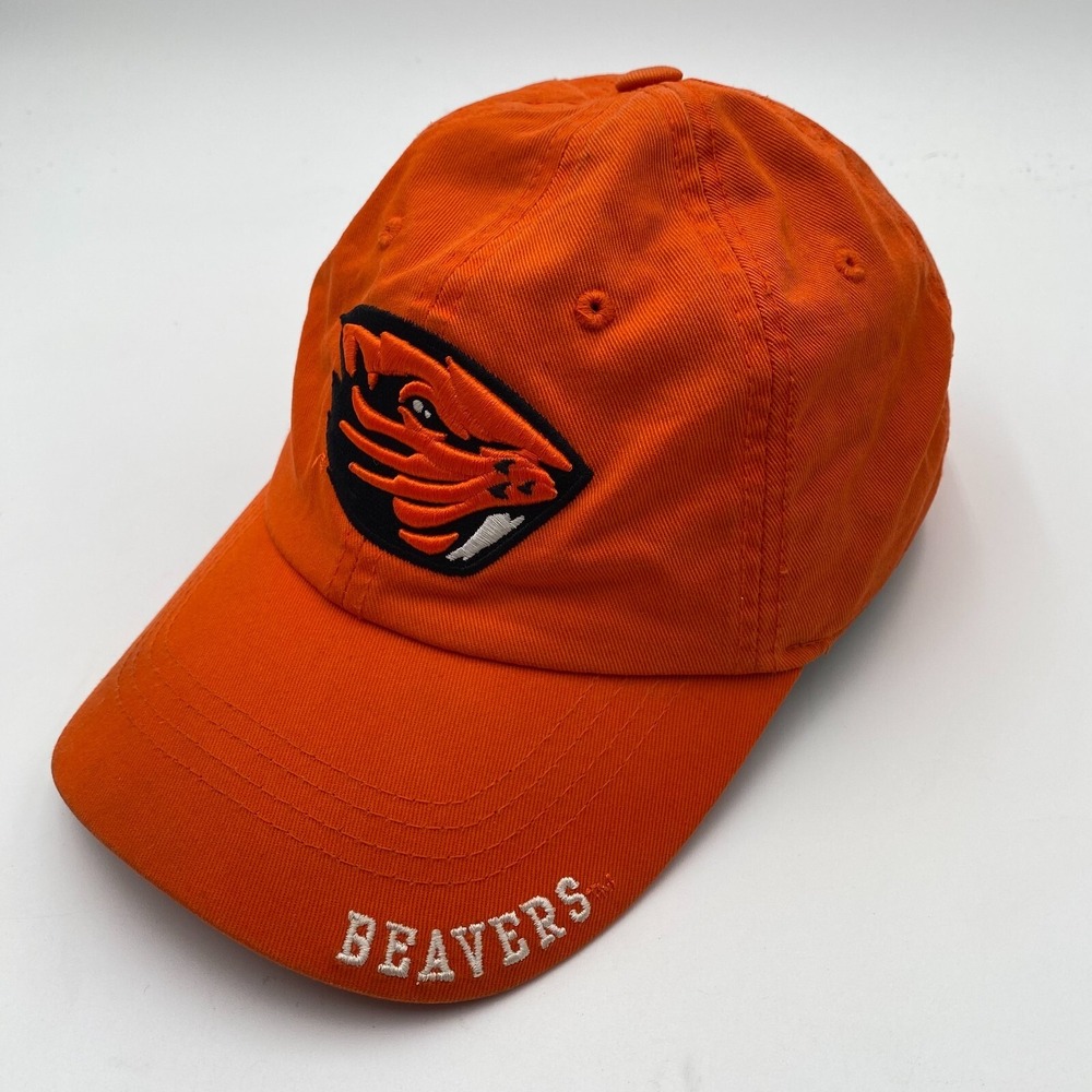 Captivating Headwear Mens Oregon State Beavers NCAA‎ Orange Strapback Cap Hat